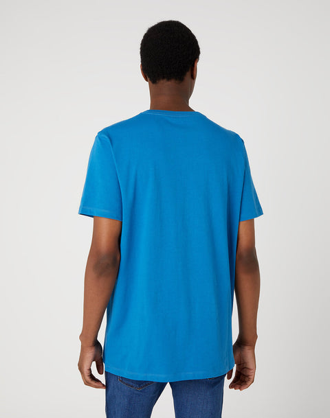 Wrangler Men's Deep Water Graphic Logo Print T-Shirt |Wrangler In Lebanon