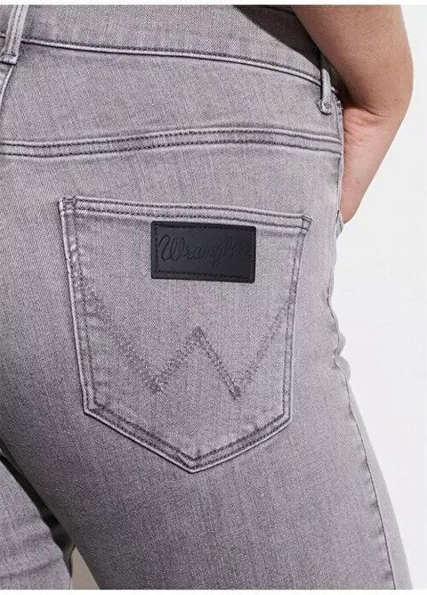 Wrangler Women's Grey High Rise Skinny Jeans |Wrangler In Lebanon