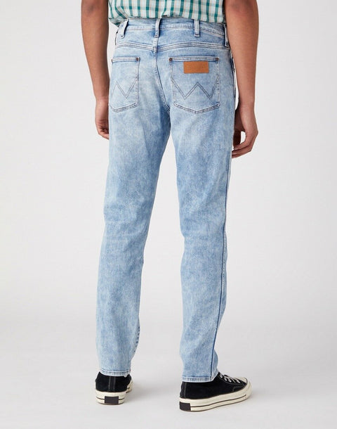 Wrangler Men's Light Blue Dusky Cloud Larston Jeans | Wrangler In Lebanon