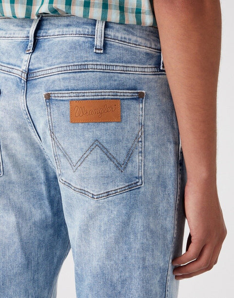 Wrangler Men's Light Blue Dusky Cloud Larston Jeans | Wrangler In Lebanon