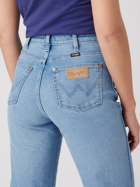 Wrangler Women's Blue Mom Mauna Jeans | Wrangler In Lebanon