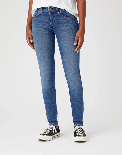 Wrangler Women's Dark Blue Skinny Jeans | Wrangler In Lebanon