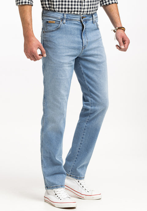 Wrangler Men's Blue The Gringo Texas 821 Authentic Straight Jeans | Wrangler In Lebanon