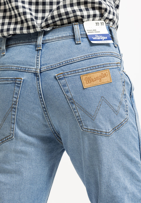 Wrangler Men's Blue The Gringo Texas 821 Authentic Straight Jeans | Wrangler In Lebanon