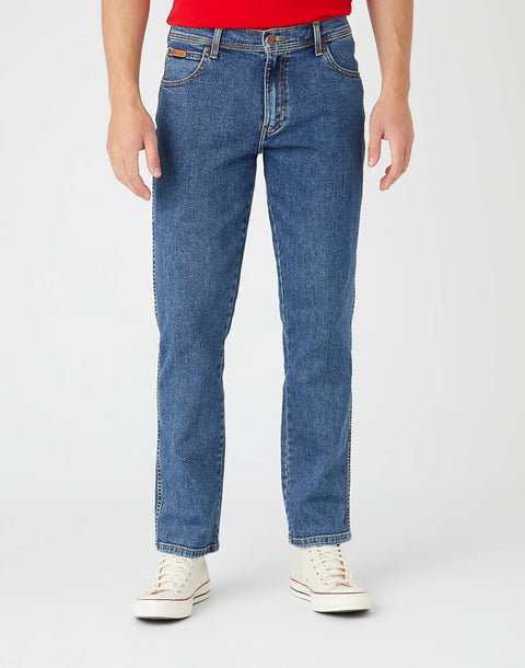 Wrangler Men's Dark Blue Texas Stonewash Jeans | Wrangler In Lebanon