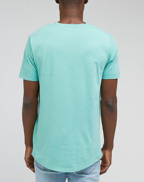 Lee Men's Light Green Shaped Tee T-Shirt | Lee In Lebanon
