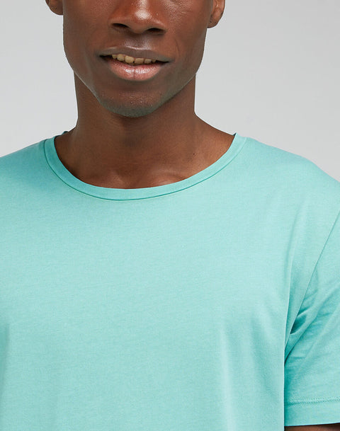 Lee Men's Light Green Shaped Tee T-Shirt | Lee In Lebanon