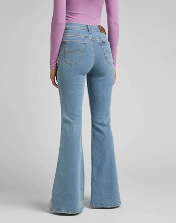 Lee Women's Light Blue Foreverfit Flare Winter Sun Jeans | Lee In Lebanon