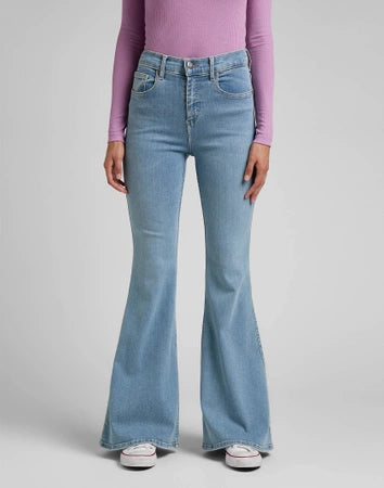 Lee Women's Light Blue Foreverfit Flare Winter Sun Jeans | Lee In Lebanon