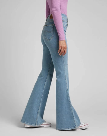 Lee Women's Light Blue Foreverfit Flare Winter Sun Jeans | Lee In Lebanon
