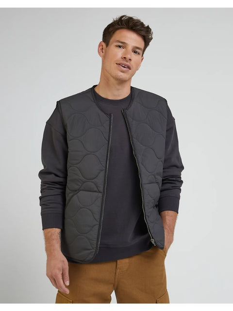 Lee Men's Black Quilted Vest | Lee In Lebanon