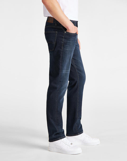 Lee Men's Dark Blue Straight Fit Tapered Leg Jeans | Lee In Lebanon