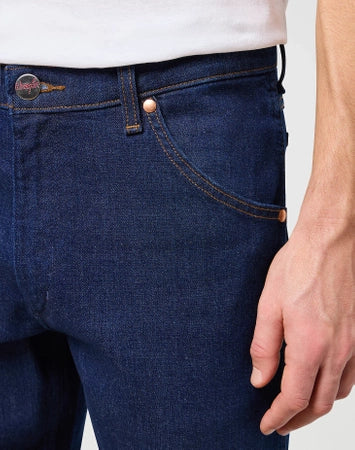 Wrangler Men's Navy Long Tapered Jeans | Wrangler In Lebanon