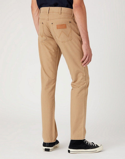 Wrangler Men's Tan Tiger Eye Greensboro 803 Regular Straight Pant | Wrangler In Lebanon