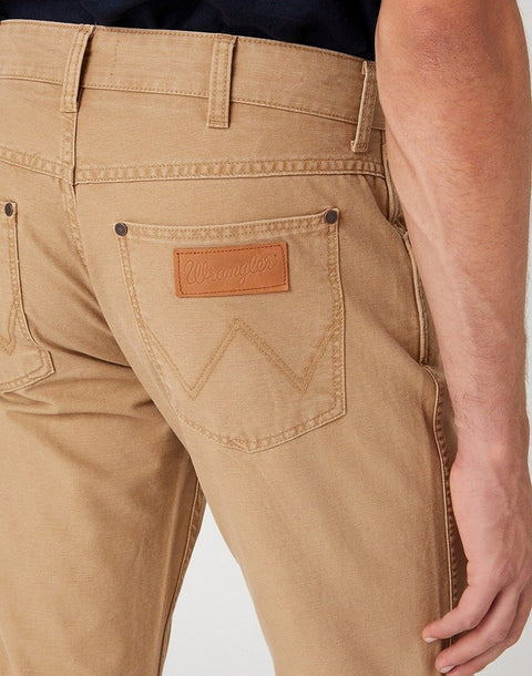 Wrangler Men's Tan Tiger Eye Greensboro 803 Regular Straight Pant | Wrangler In Lebanon
