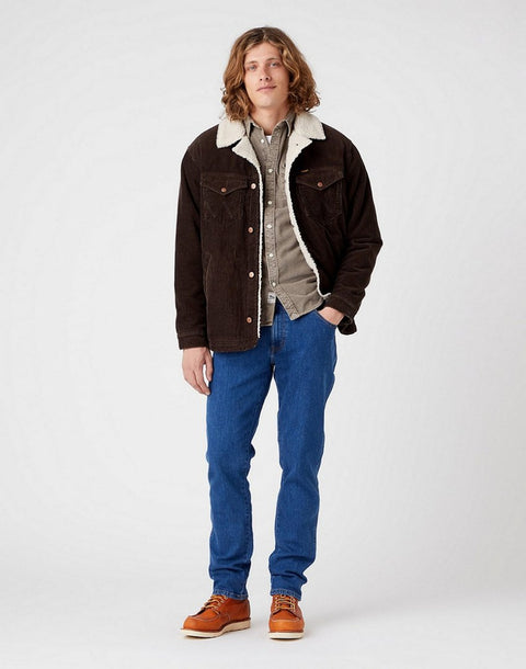 Wrangler Men's Dark Blue Texas Taper 823 Regular Tapered Jeans |Wrangler In Lebanon