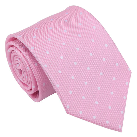 Club Room Mens Classic Dot Tie Pink OS ABL173 SHR