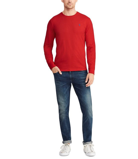 Polo Ralph Lauren Men's Red Classic Fit LS Crewneck Blouse | Polo Ralph Lauren In Lebanon