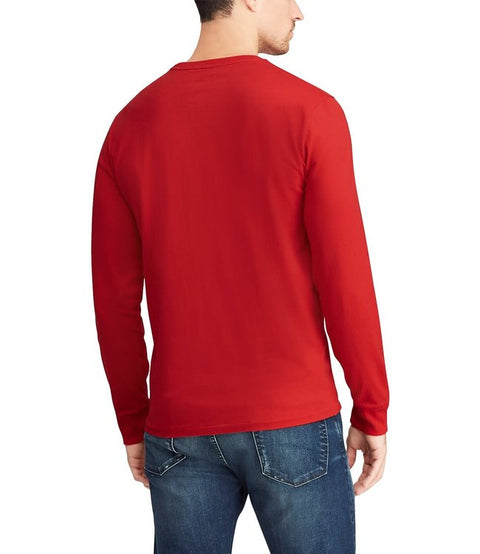 Polo Ralph Lauren Men's Red Classic Fit LS Crewneck Blouse | Polo Ralph Lauren In Lebanon