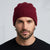 Charter Club Men's Burgundy Cashmere Cuffed Hat