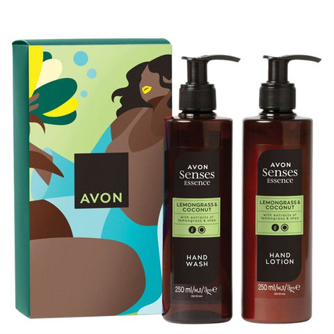 Avon Essence Duo Lemongrass & Coconut Gift Set | Avon In Lebanon