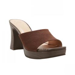 A New Day Women's Dark Brown Darla Platform Mule Heeled Sandal | A New Day In Lebanon
