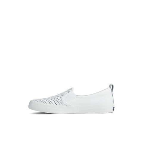 Sperry Women's White Crest Twin Gore Perforated Slip On Sneaker |Sperry In Lebanon