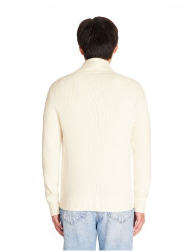 Celio Men's Cream Pull Col Rond Sweater | Celio In Lebanon