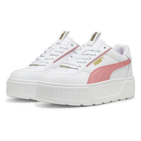 Puma Women's White & Pink Karmen Rebelle Trainers Sneakers | Puma In Lebanon