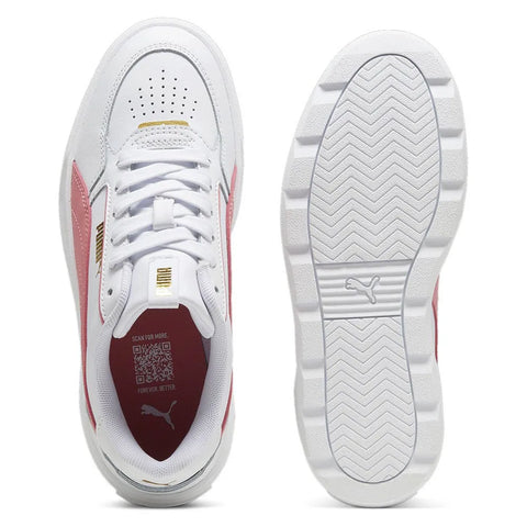 Puma Women's White & Pink Karmen Rebelle Trainers Sneakers | Puma In Lebanon