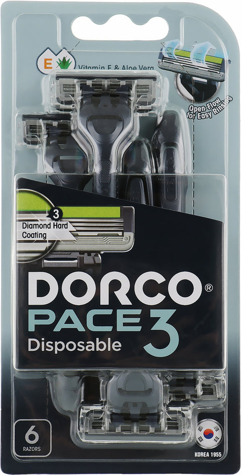 Dorco Pace 3 Fit Portable 3 Razors