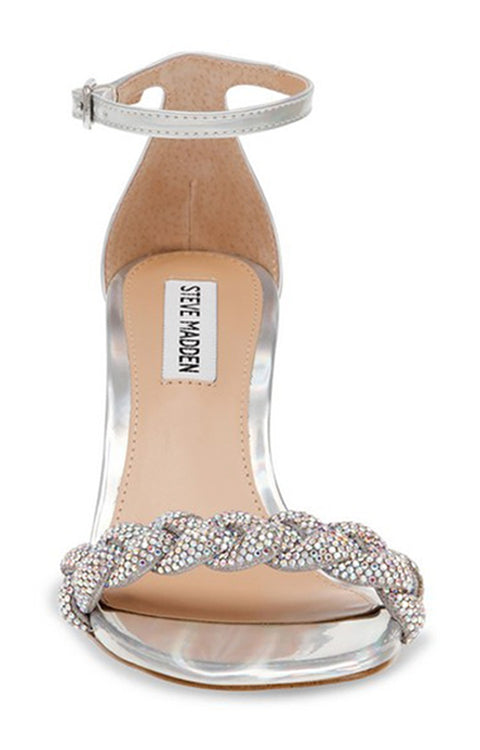 Steve Madden Women's Indira Silver Heels | Steve Madden In Lebanon