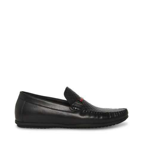 Steve Madden Men's Black Ralphie Leather Casual Shoes | Steve Madden In Lebanon