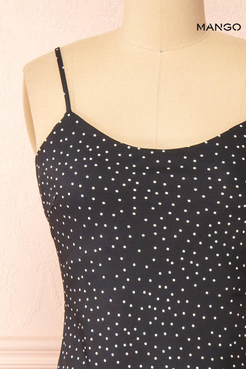 Mango Women's Navy Sleeveless Top| Mango in Lebanon