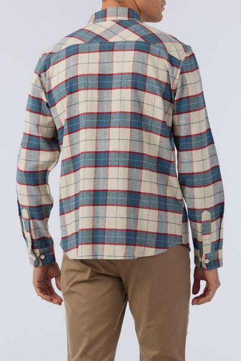 O'Neill Men's Multicolor Redmond Plaid Stretch Flannel Shirt| O'Neill In Lebanon