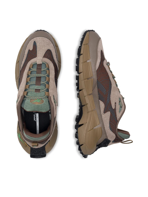 Reebok Unisex Brown Zig Kinetica 2.5 Sneakers | Reebok In Lebanon