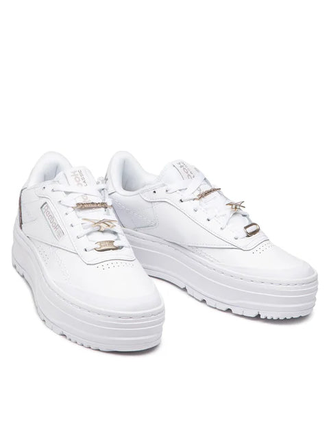 Reebok Women's White Club C Double GEO Sneakers | Reebok In Lebanon