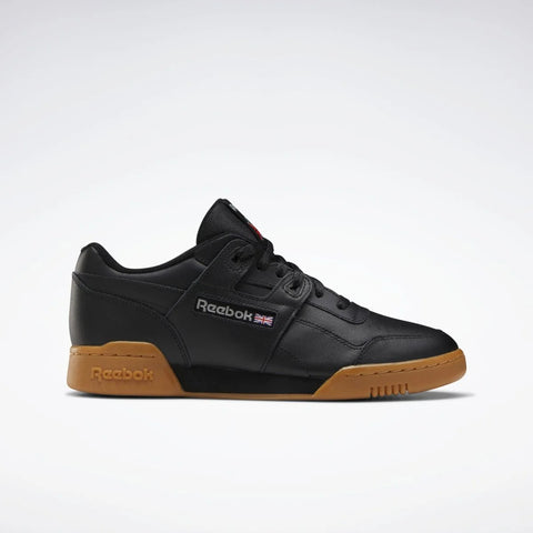Reebok Boy's Black Leather Workout Plus Sneaker |  Reebok In Lebanon
