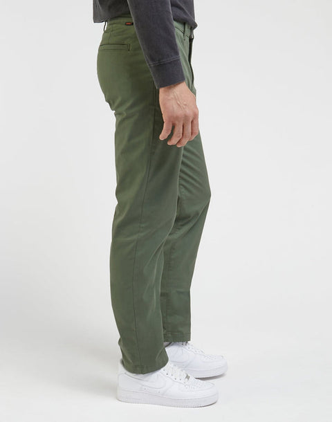 Leesures By Lee Men's Khaki Green Regular Chino Pants | Lee In Lebanon