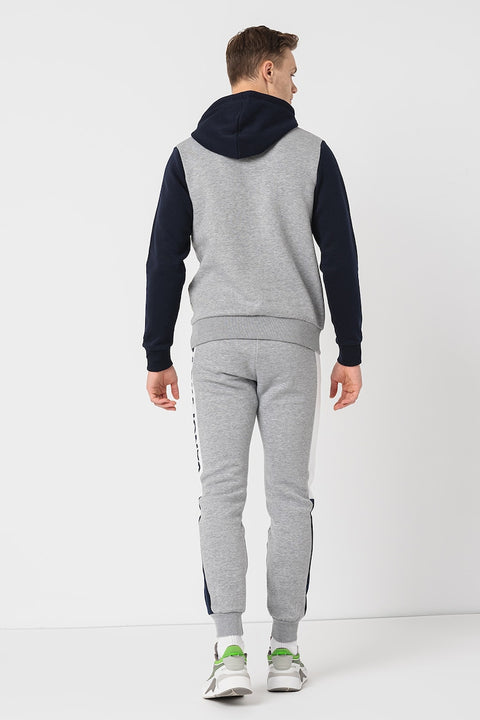 Jack & Jones Men's Grey & Navy Hoodie And Pant Tracksuit | Jack & Jones  In Lebanon