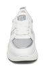 Steve Madden Women's White Mashup mesh leather sneakers |Steve Madden In Lebanon