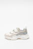 Steve Madden Women's White & Grey Marauder Sneaker | Steve Madden In Lebanon
