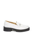 Steve Madden Women's White Loafer shoes with solid Heel Meggie| Steve Madden in Lebanon