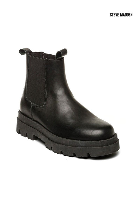 Steve Madden Women's Black Philippe Leather Ankle Boots |Steve Madden in Lebanon