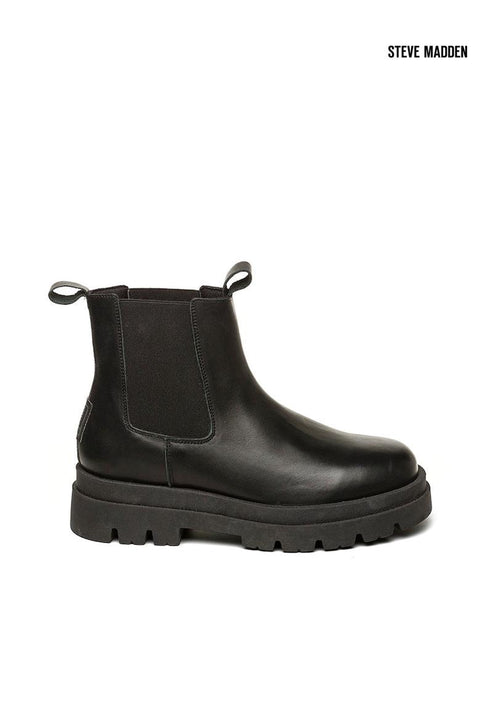 Steve Madden Women's Black Philippe Leather Ankle Boots |Steve Madden in Lebanon