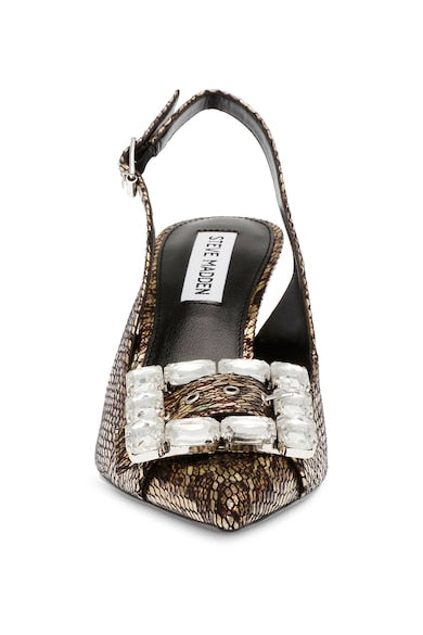 Steve Madden Women's Animal Printed Rhinestone slingback Heel |Steve Madden In Lebanon