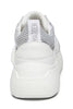 Steve Madden Women's White Mashup mesh leather sneakers |Steve Madden In Lebanon