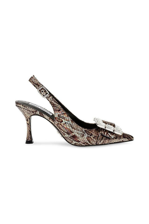 Steve Madden Women's Animal Printed Rhinestone slingback Heel |Steve Madden In Lebanon