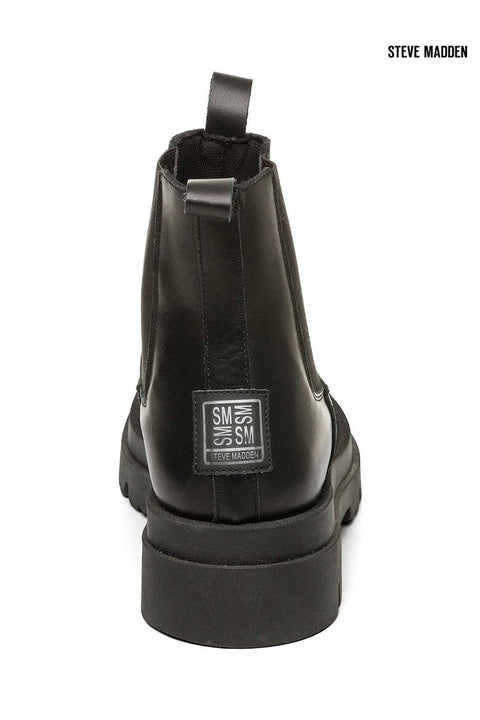 Steve Madden Women's Black Philippe Leather Ankle Boots |Steve Madden in Lebanon