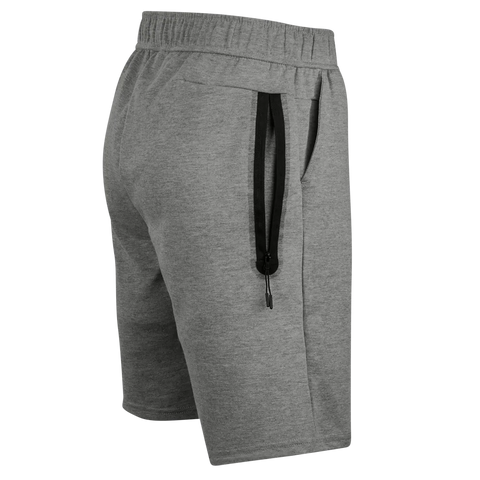 Blu Rock Men's Gray Heat Seal Zipper Pocket Tech Fleece Performance Shorts|Blu Rock In Lebanon